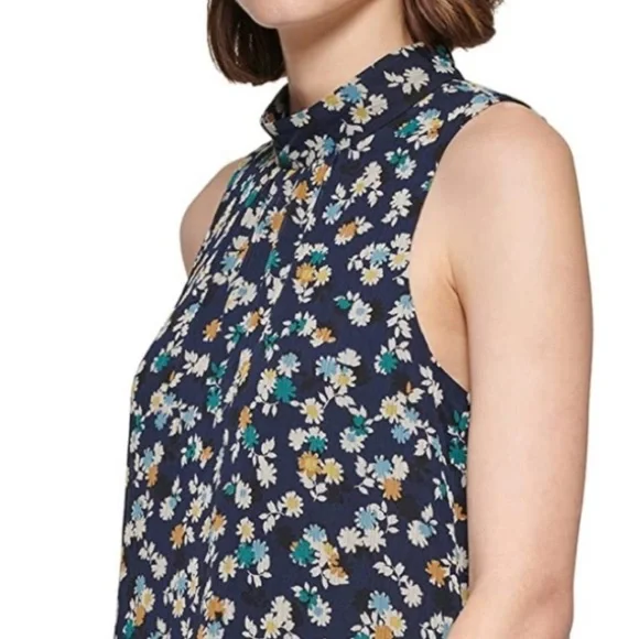 TOMMY HILFIGER FLORAL TRAPEZE DRESS Size 8 - Picture 5 of 8